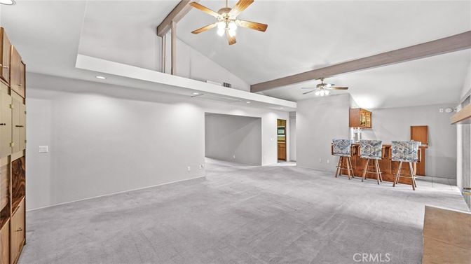 Empty room, Interior, Recessed Lighting