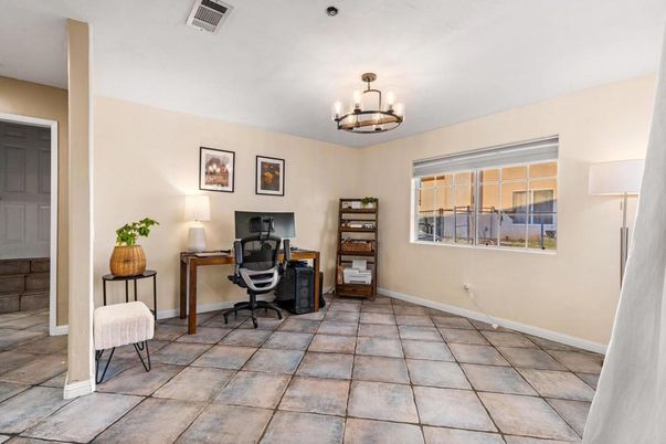 Chandelier, Home Office, Interior