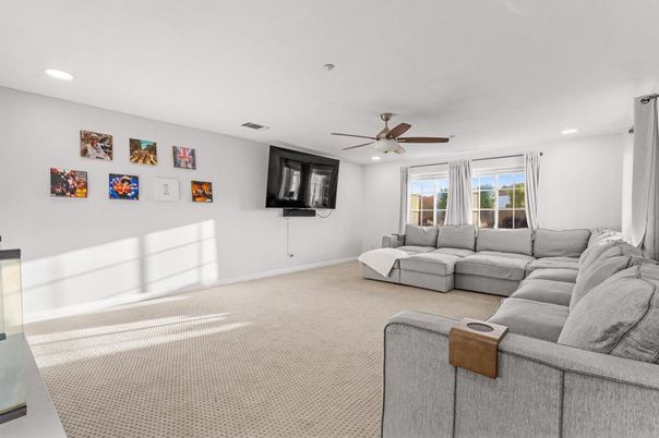 Interior, Living room, Recessed Lighting