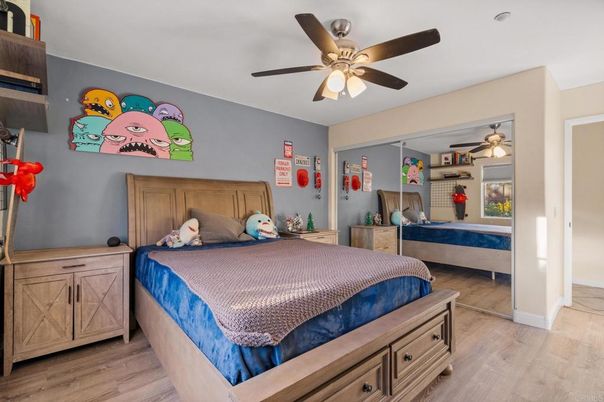 Bedroom, Interior, Wood Texture Flooring
