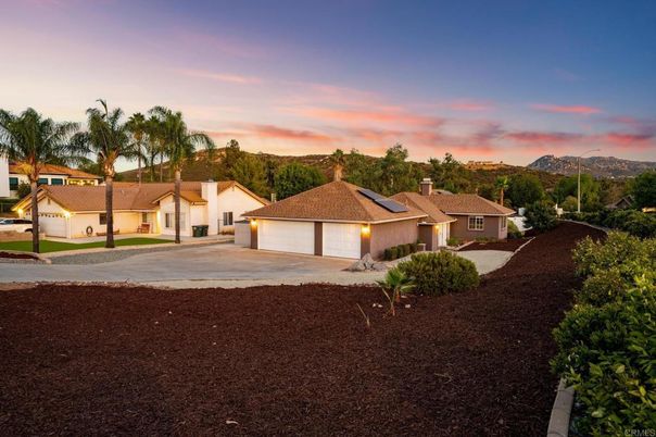 Attached, Backyard, Exterior, Facade, Solar Panels, Mediterranean