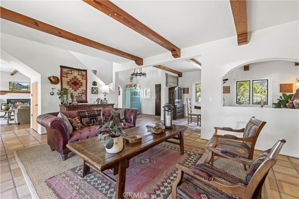 Interior, Living room, Wooden Beams