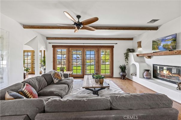 Fireplace, Interior, Living room, Wooden Beams, Wood Texture Flooring