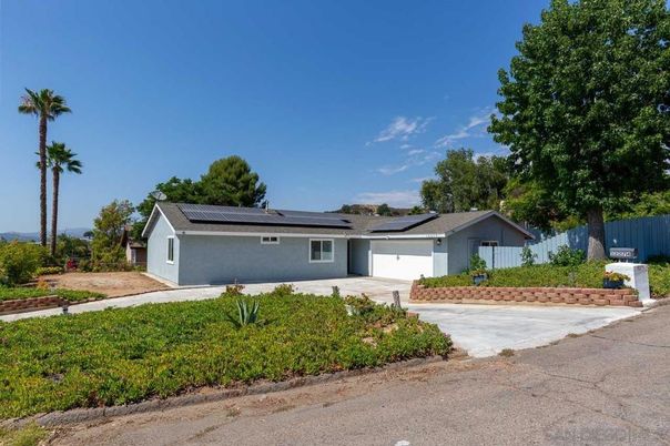 Attached, Exterior, Facade, Solar Panels, Ranch