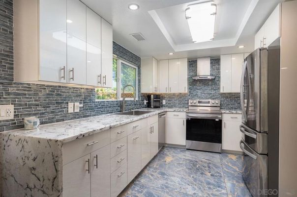 Interior, Kitchen, Recessed Lighting, Stainless Steel Appliances