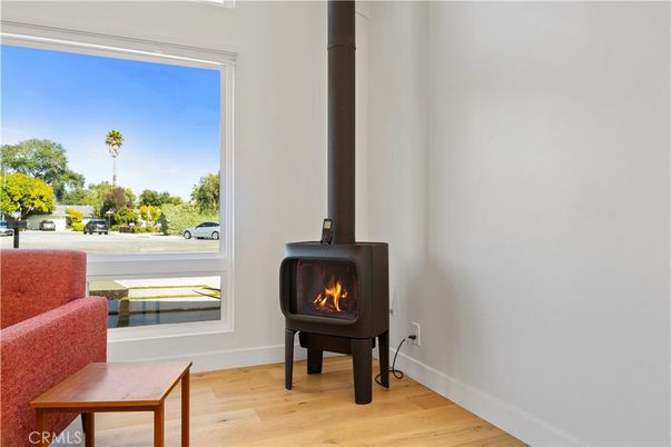 Fireplace, Interior, Wood Texture Flooring