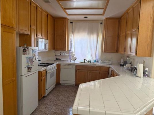 Interior, Kitchen, Tile Countertops