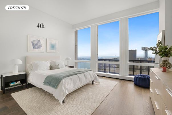 Bedroom, Interior, Water, Wood Texture Flooring