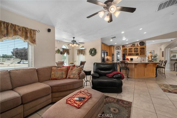 Dining room, Interior, Kitchen, Living room, Recessed Lighting