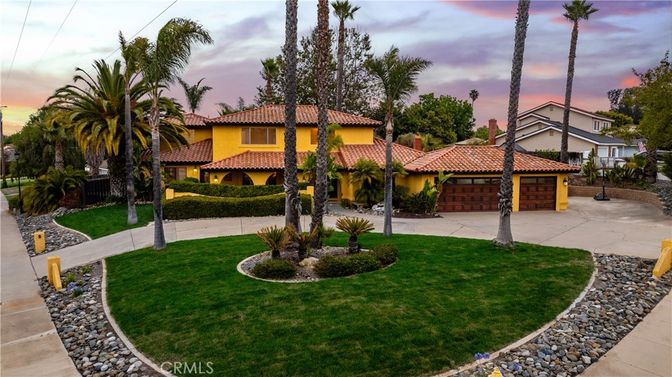 Attached, Backyard, Exterior, Facade, Mediterranean