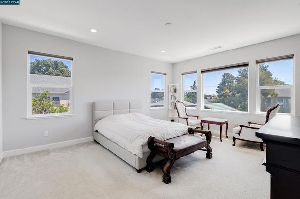Bedroom, Interior, Recessed Lighting
