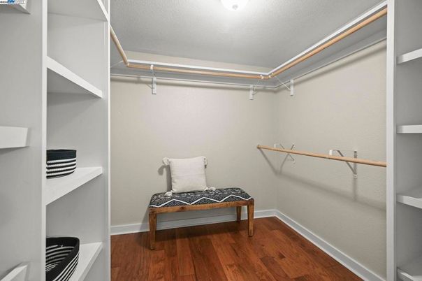 Interior, Walk-in Closets, Wood Texture Flooring