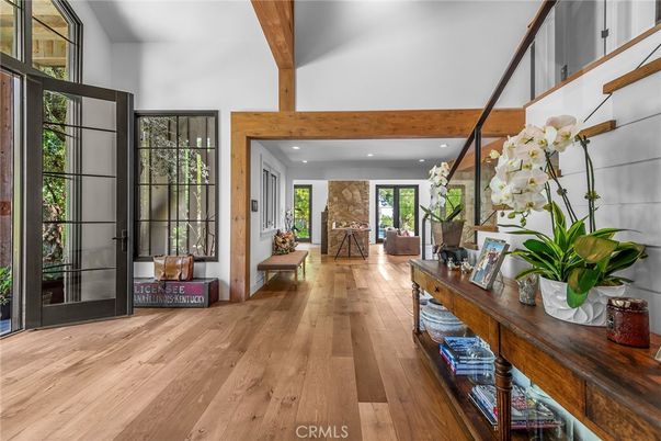 Interior, Recessed Lighting, Wooden Beams, Wood Texture Flooring