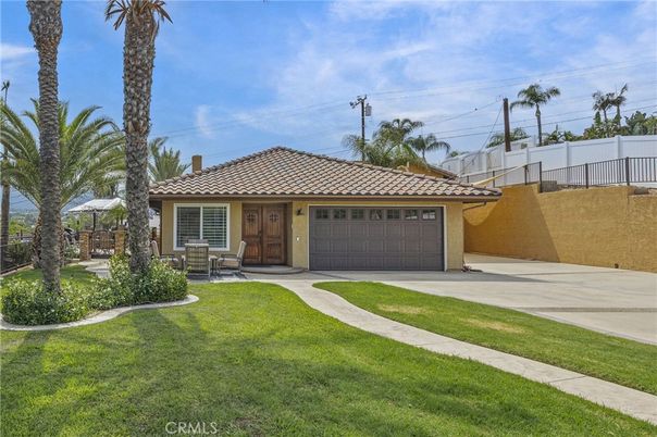 Attached, Backyard, Exterior, Facade, Mediterranean