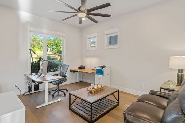 Home Office, Interior, Wood Texture Flooring