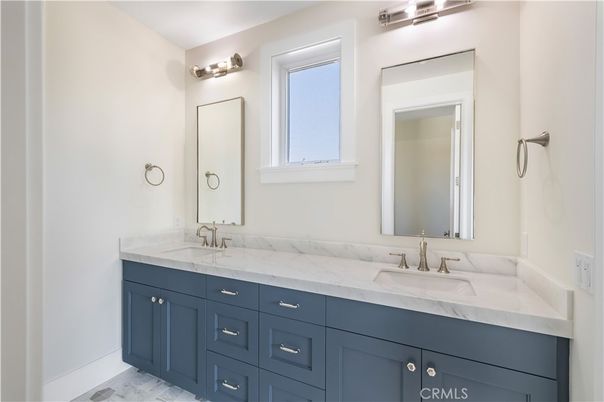 Bathroom, Dual Sink Vanities, Interior, Marble