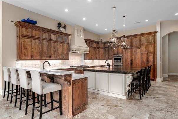 Chandelier, Interior, Kitchen, Recessed Lighting