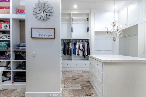 Chandelier, Interior, Recessed Lighting, Walk-in Closets