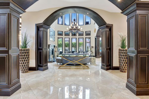 Chandelier, Interior, Recessed Lighting