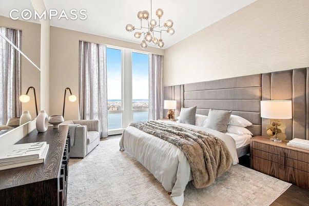 Bedroom, Interior, Pendant Lights, Water