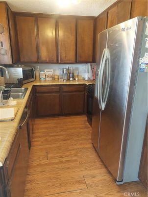 Interior, Kitchen, Wood Texture Flooring