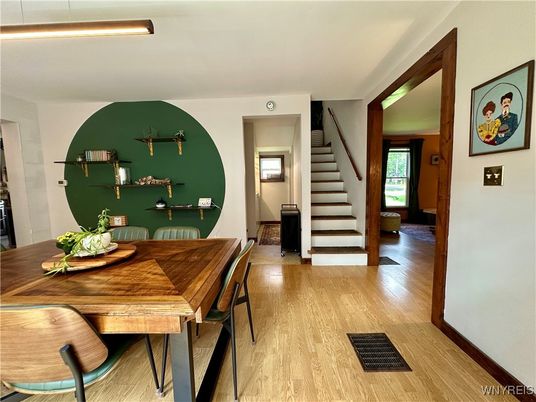 Dining room, Interior, Wood Texture Flooring