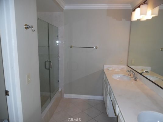 Bathroom, Dual Sink Vanities, Glass Shower, Interior