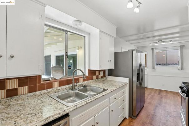 Interior, Kitchen, Wood Texture Flooring