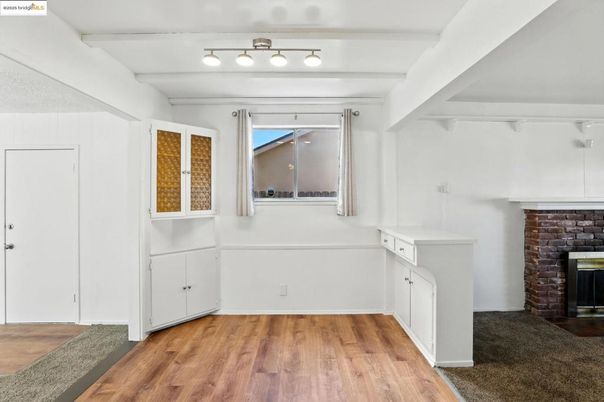 Fireplace, Interior, Wood Texture Flooring