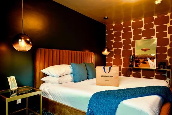 Bedroom, Interior, Pendant Lights