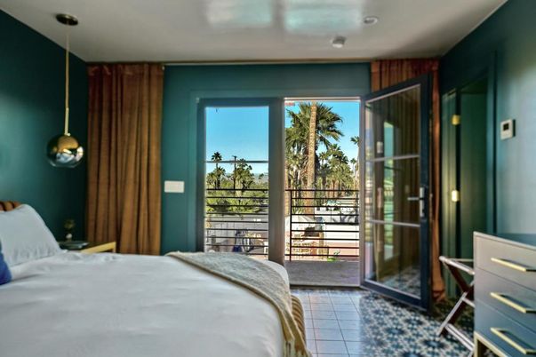 Bedroom, Interior, Pendant Lights, Water
