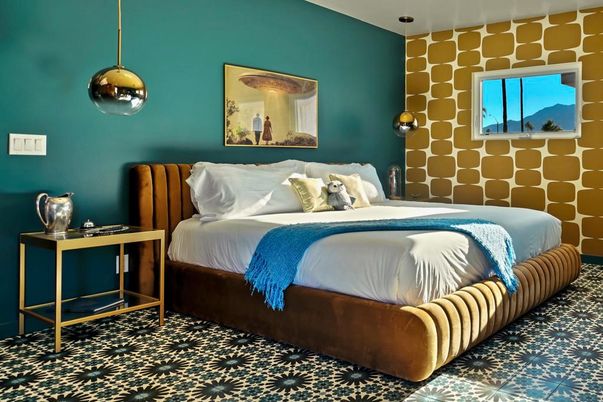 Bedroom, Interior, Pendant Lights