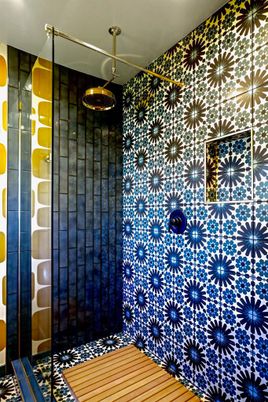 Bathroom, Interior, Wood Texture Flooring