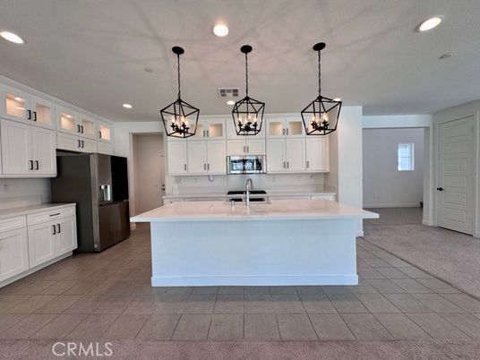 Chandelier, Interior, Kitchen, Pendant Lights, Recessed Lighting