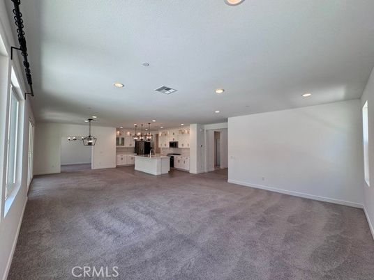 Empty room, Interior, Kitchen, Pendant Lights, Recessed Lighting