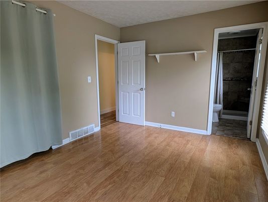 Bathroom, Empty room, Interior, Wood Texture Flooring