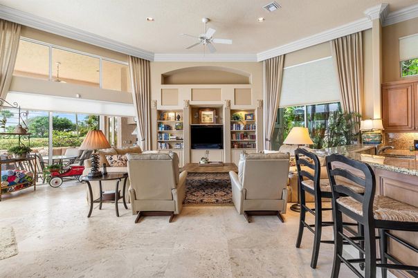 Interior, Living room, Recessed Lighting