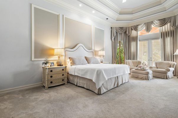 Bedroom, Interior, Recessed Lighting