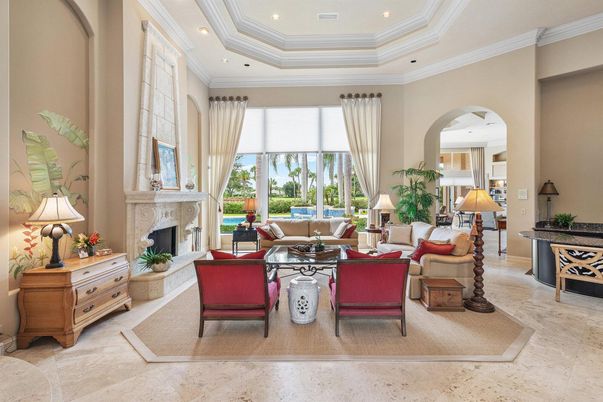 Fireplace, Interior, Living room, Recessed Lighting
