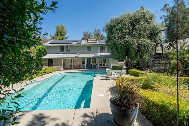 Exterior, Pool, Solar Panels