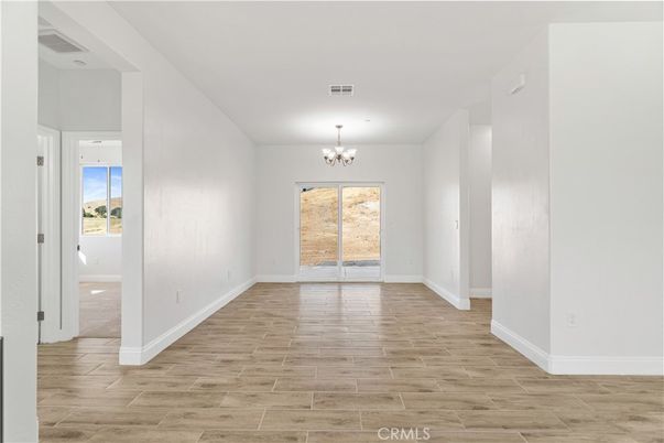 Chandelier, Empty room, Interior, Wood Texture Flooring