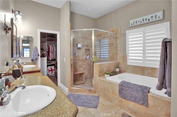 Bathroom, Dual Sink Vanities, Glass Shower, Interior