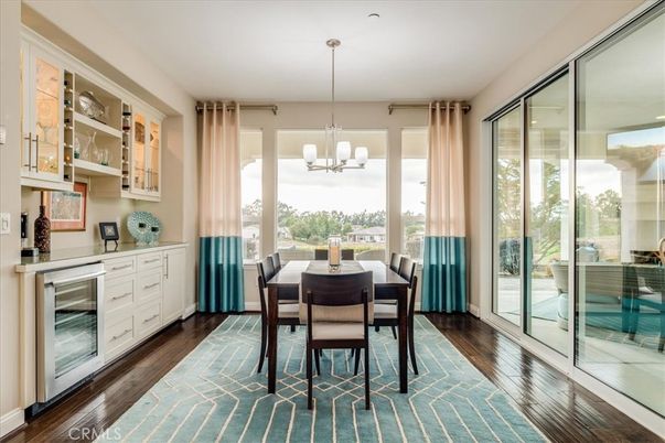 Chandelier, Dining room, Interior, Pendant Lights, Wood Texture Flooring