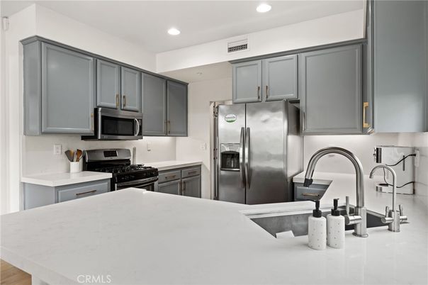 Interior, Kitchen, Recessed Lighting, Stainless Steel Appliances