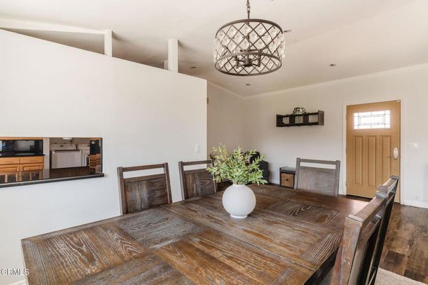 Chandelier, Dining room, Interior, Pendant Lights, Wood Texture Flooring