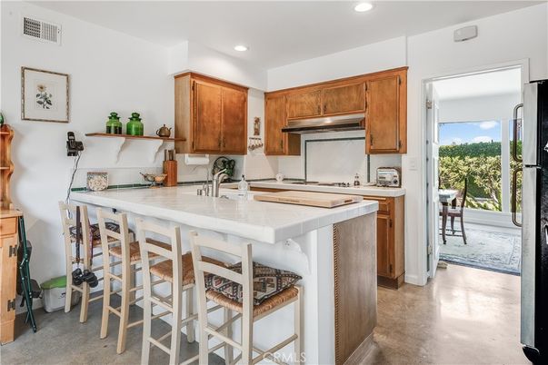 Interior, Kitchen, Recessed Lighting, Tile Countertops