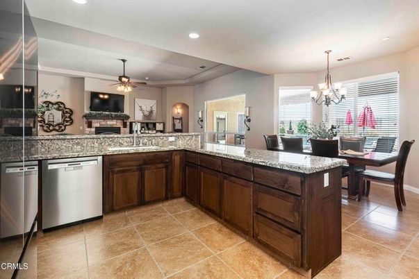 Chandelier, Dining room, Interior, Kitchen, Recessed Lighting