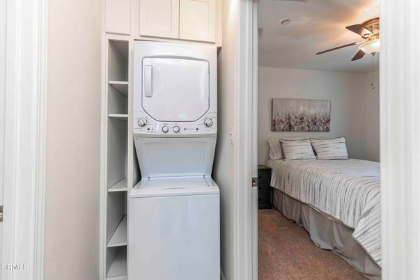 Bedroom, Interior, Utility Closets, Washer