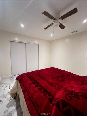 Bedroom, Interior, Recessed Lighting