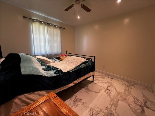 Bedroom, Interior, Marble, Recessed Lighting